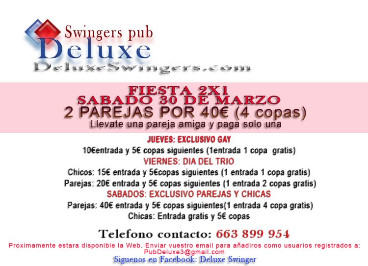 deluxe swingers club almeria